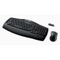 Sada bezdrátové klávesnice a myši LOGITECH Cordless Desktop MX 3200 Laser, černý (black)