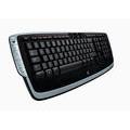 Sada bezdrátové klávesnice a myši LOGITECH Cordless Desktop LX710, černo-stříbrná (black-silver)