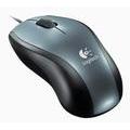 Myš LOGITECH V100 Optical Mouse for Notebooks, černo-stříbrná ( Dark Silver )