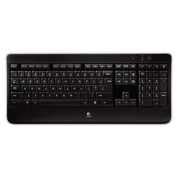 Logitech klávesnice Wireless Illuminated Keyboard K800, CZ + SK (vlisováno v ČR), unifying přijímač,
