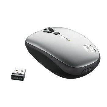 Myš LOGITECH V550 Nano Cordless Laser Mouse, šedá (grey)