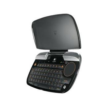 Klávesnice LOGITECH diNovo Mini USB, černo-stříbrná (black-silver)