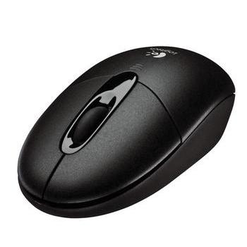 Sada bezdrátové klávesnice a myši LOGITECH Cordless Desktop EX100, černá (black)