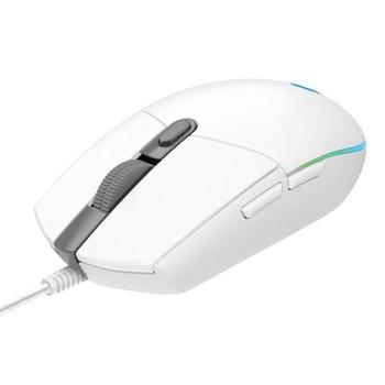 Myš LOGITECH G203 2nd Gen LIGHTSYNC Gaming Mouse, bílá (white)