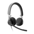 Náhlavní sada Logitech ZONE WIRED - GRAPHITE