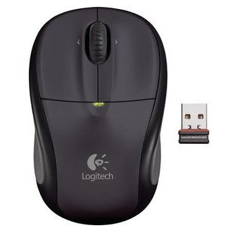 Myš LOGITECH M305 Wireless Mouse, černo-stříbrná (Dark Silver)
