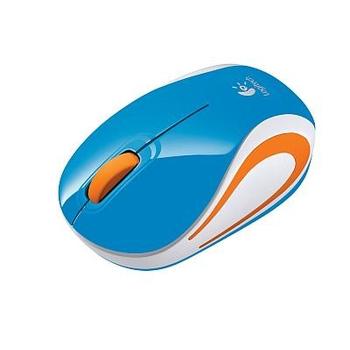 Bezdrátová myš LOGITECH Wireless Mouse M187, modrá (blue)