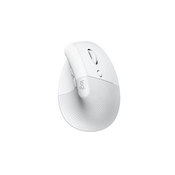 Logitech Lift Vertical Ergonomic Mouse for Business, Mac, off-white/pale grey