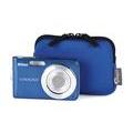 Brašna na fotoaparát LOWEPRO Varia 10, modrá (true blue)