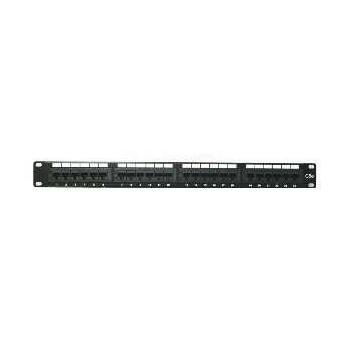 Patch panel LYNX LX24U-C5E-BK černý (black)