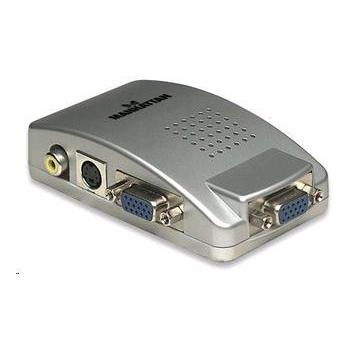 Video převodník VGA/RCA MANHATTAN Adaptér PC - TV