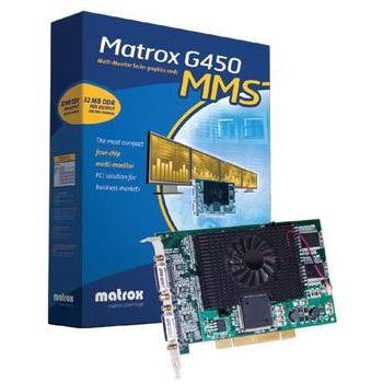 Grafická karta MATROX G450 MMS-Quad