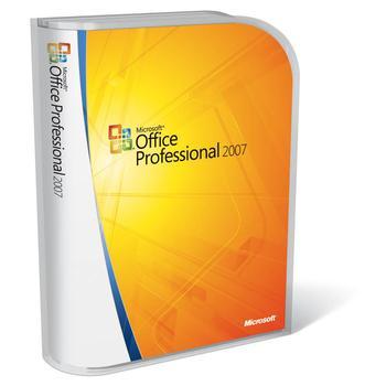 Kancelářský software MICROSOFT OEM Office Professional 2007 CZ