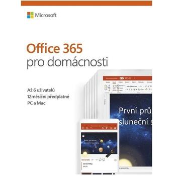 Kancelářský software MICROSOFT Office 365 Home -  pro domácnosti
