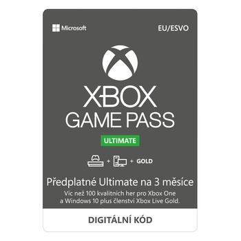 Předplatné MICROSOFT Xbox Game Pass Ultimate 3 měsíce (EuroZone)