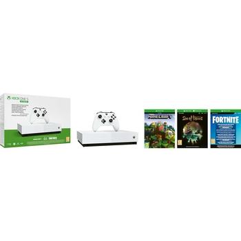 Herní konzole MICROSOFT XBOX ONE S 1TB All Digital + 3 hry