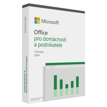 Kancelářský software MICROSOFT Office 2024 pro domácnosti a podnikatele CZ, Krabicová