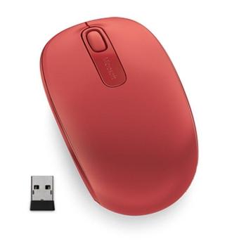 Bezdrátová myš MICROSOFT Wireless Mobile Mouse 1850, červená (red)