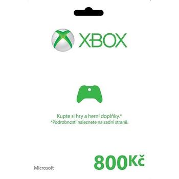  MICROSOFT Xbox Live Dárková karta v hodnotě 800Kč