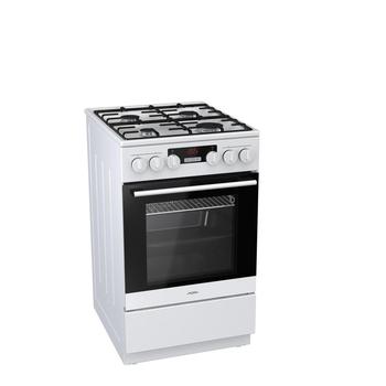 Sporák kombinovaný s plynovou deskou Mora K 662BW, bílý (white)
