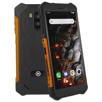 myPhone Hammer Iron 3 - oranžový   5,45" IPS/ Dual SIM/ 32GB/ 3GB RAM/ LTE/ IP68/ Android 9