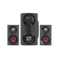 Reproduktory 2.1 60W GENESIS HELIUM 700BT, Bluetooth 4.2 + 1x jack 3,5mm, dřevo