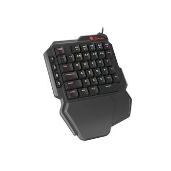 Klávesnice NATEC Genesis Thor 100 RGB, černá (black)