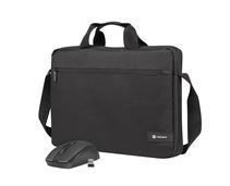 Obrázek k produktu: NATEC WALLAROO 2, brašna pro NB 15,6"' + bezdrátová myš 1600 DPI