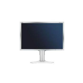 22" LCD monitor NEC P221W, stříbrno-šedý (silver-gray)