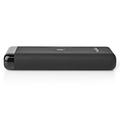 NEDIS PowerBank s bezdrátovou nabíječkou/ 10 000 mAh/ Qi technologie/ 2 x 2.1 A/ 2 x USB výstupy/ če