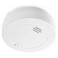 NEDIS detektor kouře/ EN14604/ hlasitost 85 dB/ 1x 9V/6F22/ výdrž snímače 5 let/ bílý