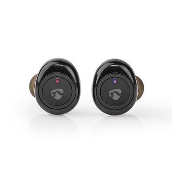 Nedis HPBT1050BK Bluetooth bezdrátová sluchátka do uší, 4hod. výdrž, černá