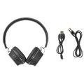 NEDIS sluchátka s látkovým povrchem/ vestavěný mikrofon/ na uši/ bezdrátová/ Bluetooth v5.0/ výdrž 1