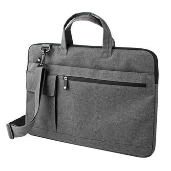 NEDIS brašna na notebook/ 15-16"/ ramenní popruh/ 8 úložných kapes/ černá