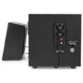 NEDIS herní reproduktory/ 2.1/ výkon 33 W/ 3,5 mm jack/ USB/ ABS/ dřevo/ černé
