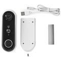 NEDIS Wi-Fi chytrý dveřní video telefon/ 1280x720/ 1Mpx/ IP54/ snímač pohybu/ Cloud/MicroSD/ noční v