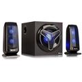 NGS Gaming reproduktory GSX-210/ 2.1/ BT/ 80W/ LED podsvícení/ USB/ SD/ Černé