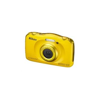 Nikon Coolpix S33 žlutý, 13,2MPx, 3xOZ, 1080/30p BACKPACK KIT