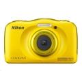 Nikon Coolpix S33 žlutý, 13,2MPx, 3xOZ, 1080/30p BACKPACK KIT
