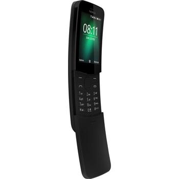 Tlačítkový mobilní telefon NOKIA 8110 4G Dual SIM, černý (black)
