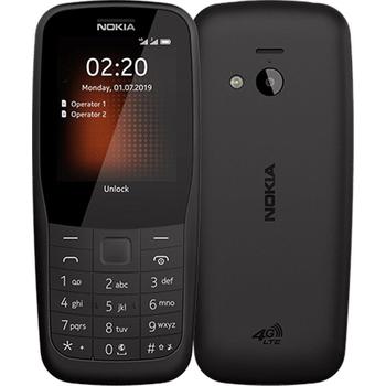 Mobilní telefon NOKIA 220 4G Dual Sim, černý (black)