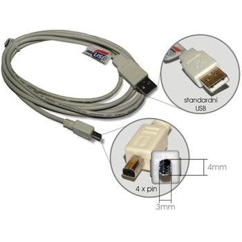 miniUSB kabel 1.8m Mitsumi