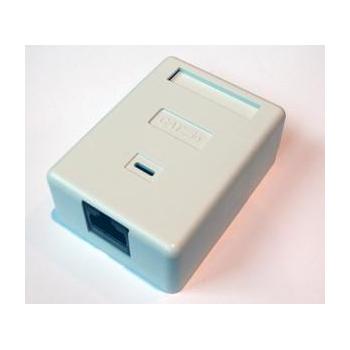  OEM  datová zásuvka 1xRJ45, cat 5e, bílá (white)