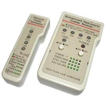 Testovací přístroj pro sítě UTP/STP - RJ45 (Cable Tester)