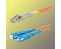 Obrázek k produktu: OEM optický patchkabel (patchcord) duplexní, LC-SC 9/125um SM, 1m
