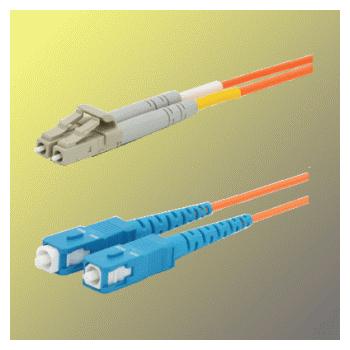  OEM optický patchkabel (patchcord) duplexní, LC-SC 9/125um SM, 1m