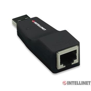 Mini-Adapter INTELLINET USB 2.0 to Fast Ethernet