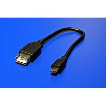  OEM micro USB 2.0 kabel 0,2m černý
