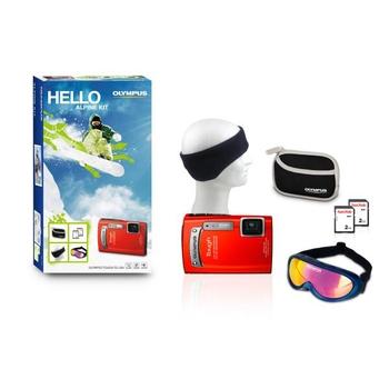 Digitální fotoaparát OLYMPUS TG-320 Alpine Kit, červený (red)