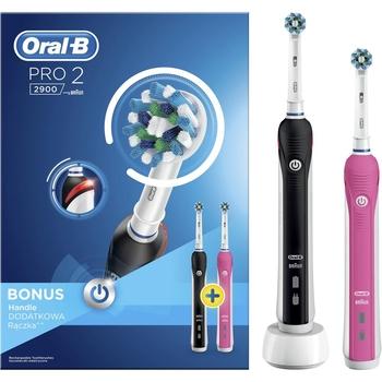 El. zubní kartáček Oral-B PRO 2900 CROSS ACTION Z., černá/růžová (black/pink)